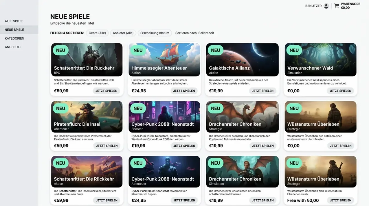 Neu & Crash — Auswahl bei 1GO
